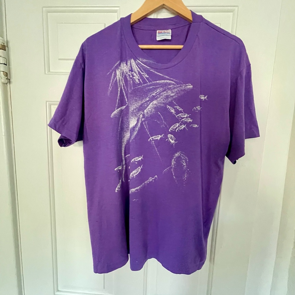 Purple Graphic Men's Shirt